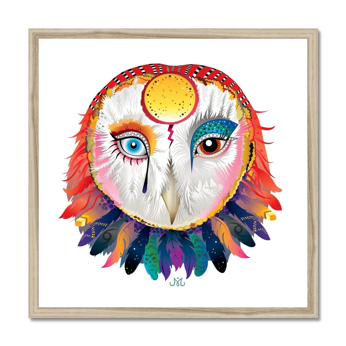 Ziggy Owl, Framed Art Print