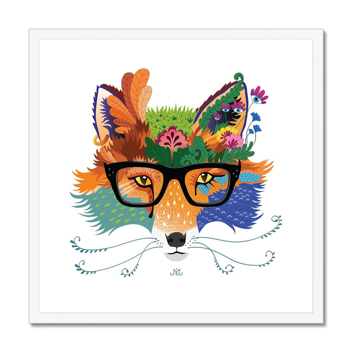 Fox, Framed Art Print