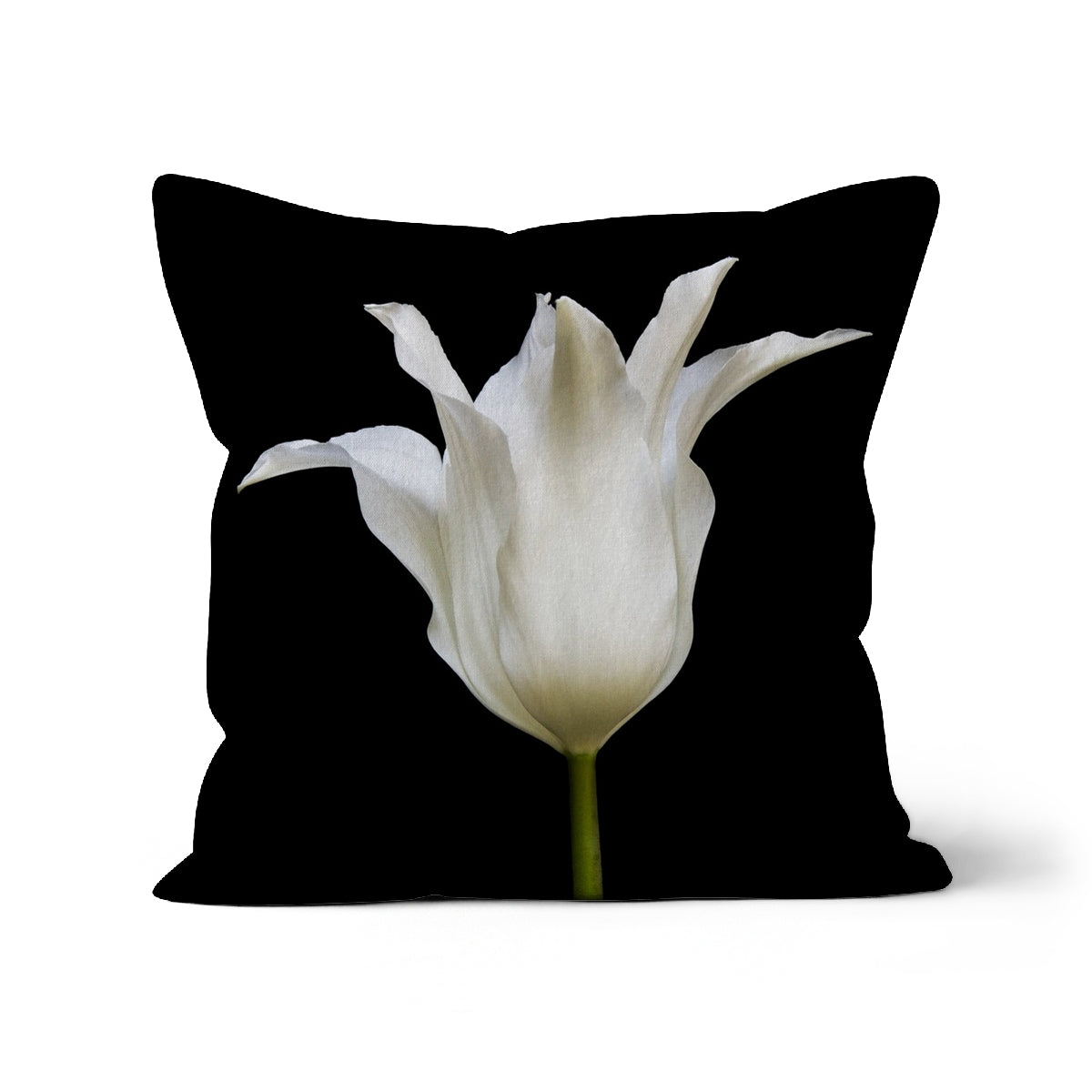 Pointed White Tulip, Cushion