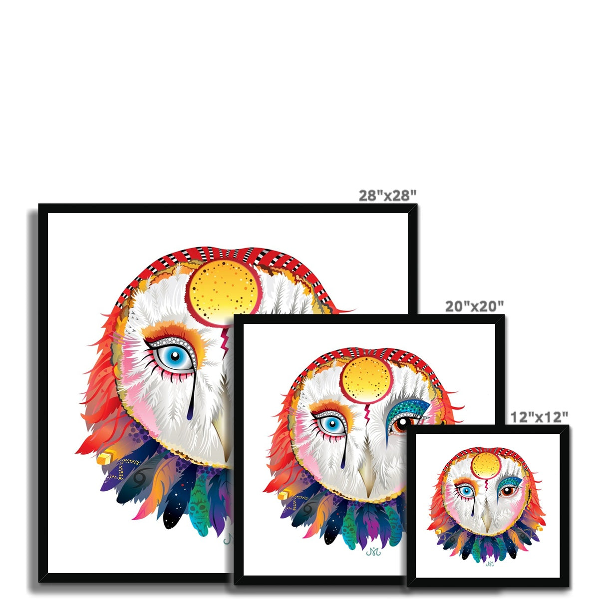 Ziggy Owl, Framed Art Print