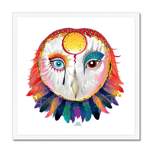 Ziggy Owl, Framed Art Print