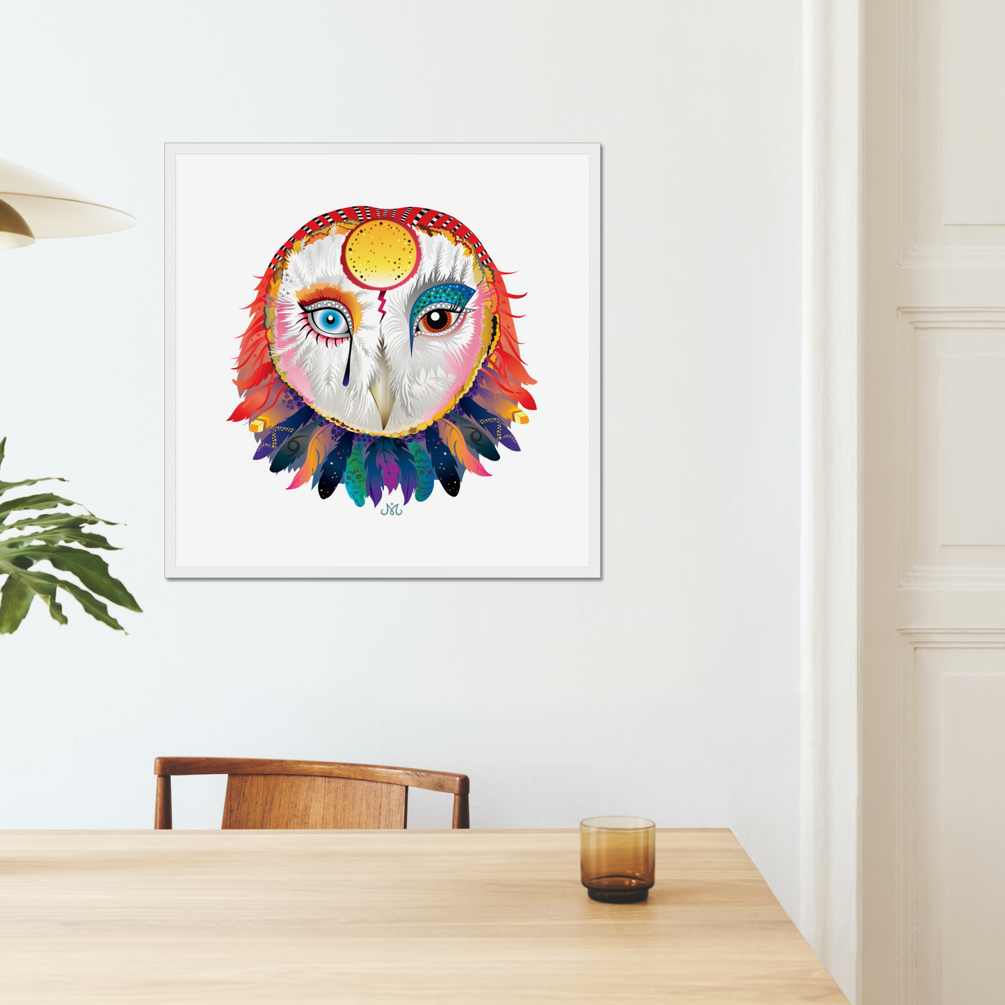 Ziggy Owl, Framed Art Print