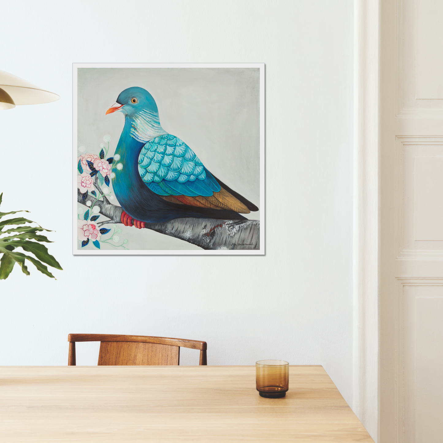 Wood Pigeon, Framed Art Print